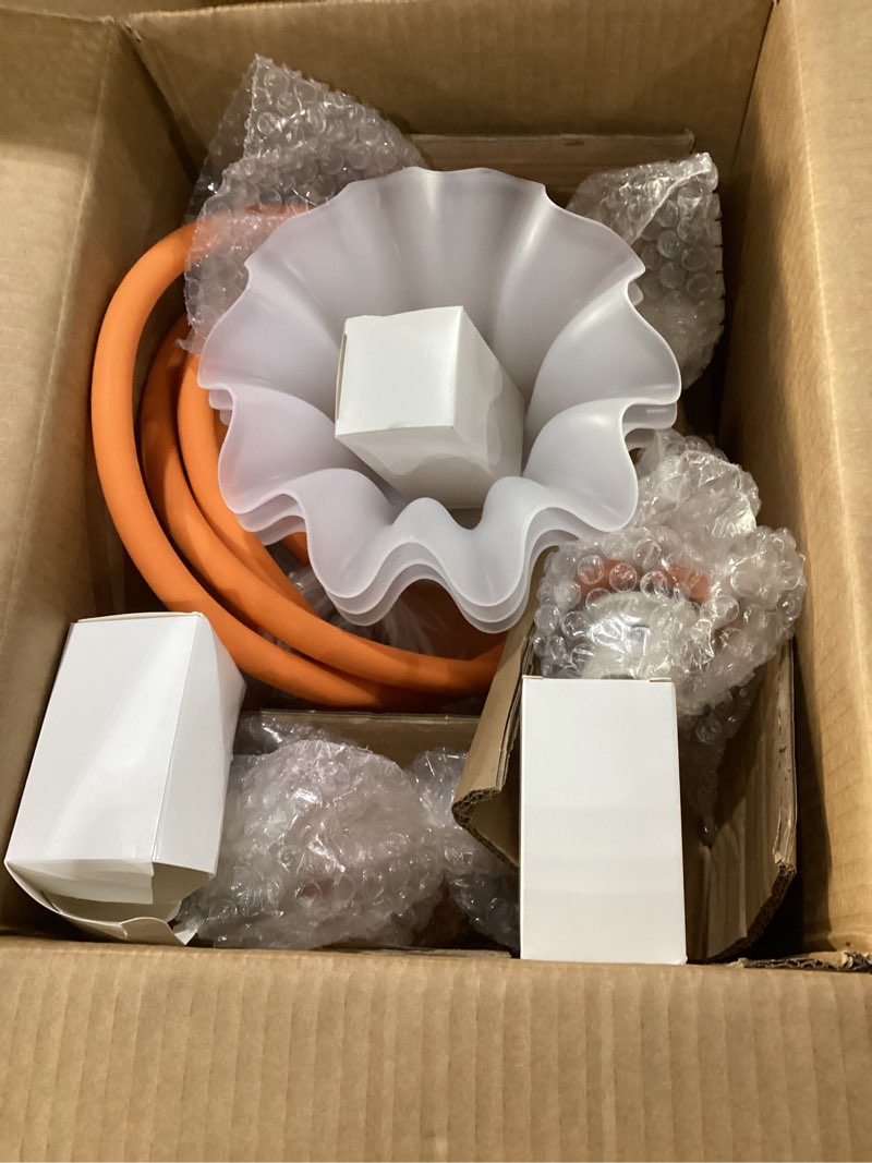 Condition photo showing New/Like New for werfop flower standing lamp for bedroom - 3 color temperatures decorative flower tall floor reading lamp with flexible neck for bedroom living room office corner (orange) orange large