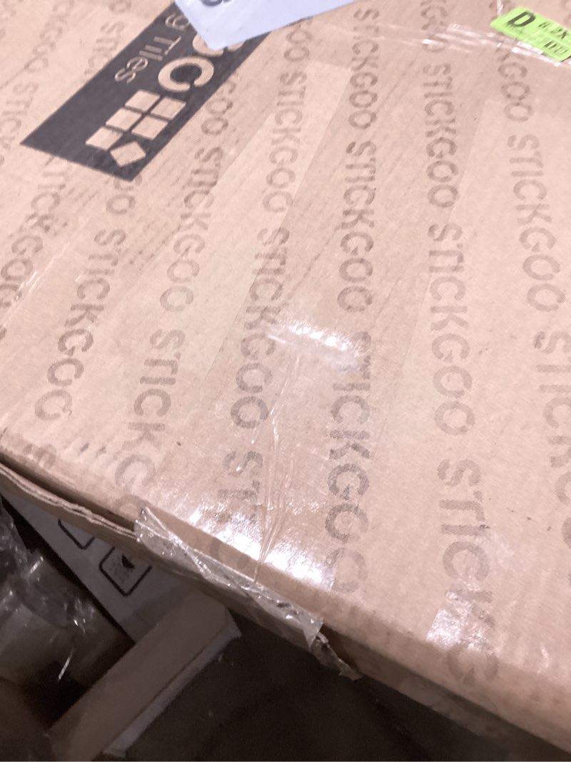 Condition photo showing New/Like New for STICKGOO Smooth Drop Ceiling Tiles 2ft x 2ft, PVC Ceiling Tile 24 x 24in - Waterproof, Fire-Rated to Prevent Breakage - Package of 12 Tiles Cover 48 Sq. Ft, White White 12 Pack of 2ft x 2ft