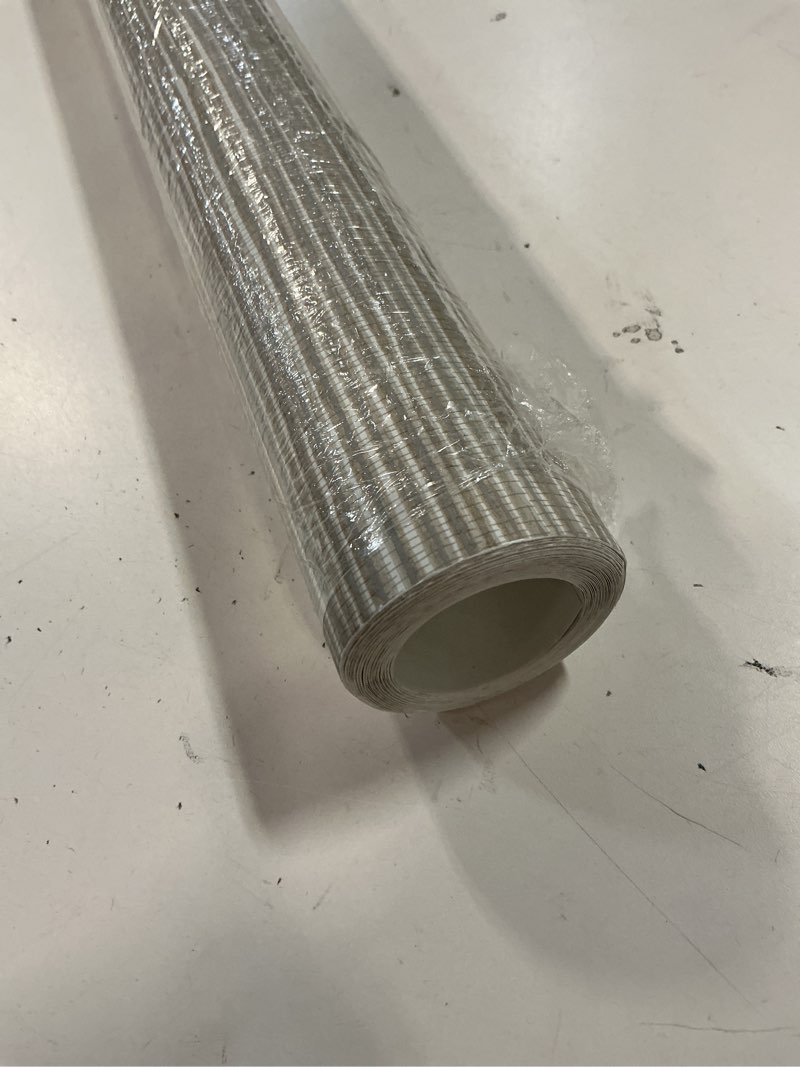 Condition photo showing Good Condition for RoomMates Neutral Dimensional Grasscloth Peel and Stick Wallpaper, RMK12682PLW