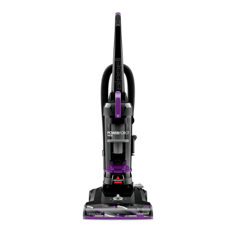 BISSELL PowerForce Helix, Bagless, Upright Vacuum, Pet Friendly, Scatter-Free Technology, Helix Dirt Separation System, Lightweight, 3313U, Purple & Black