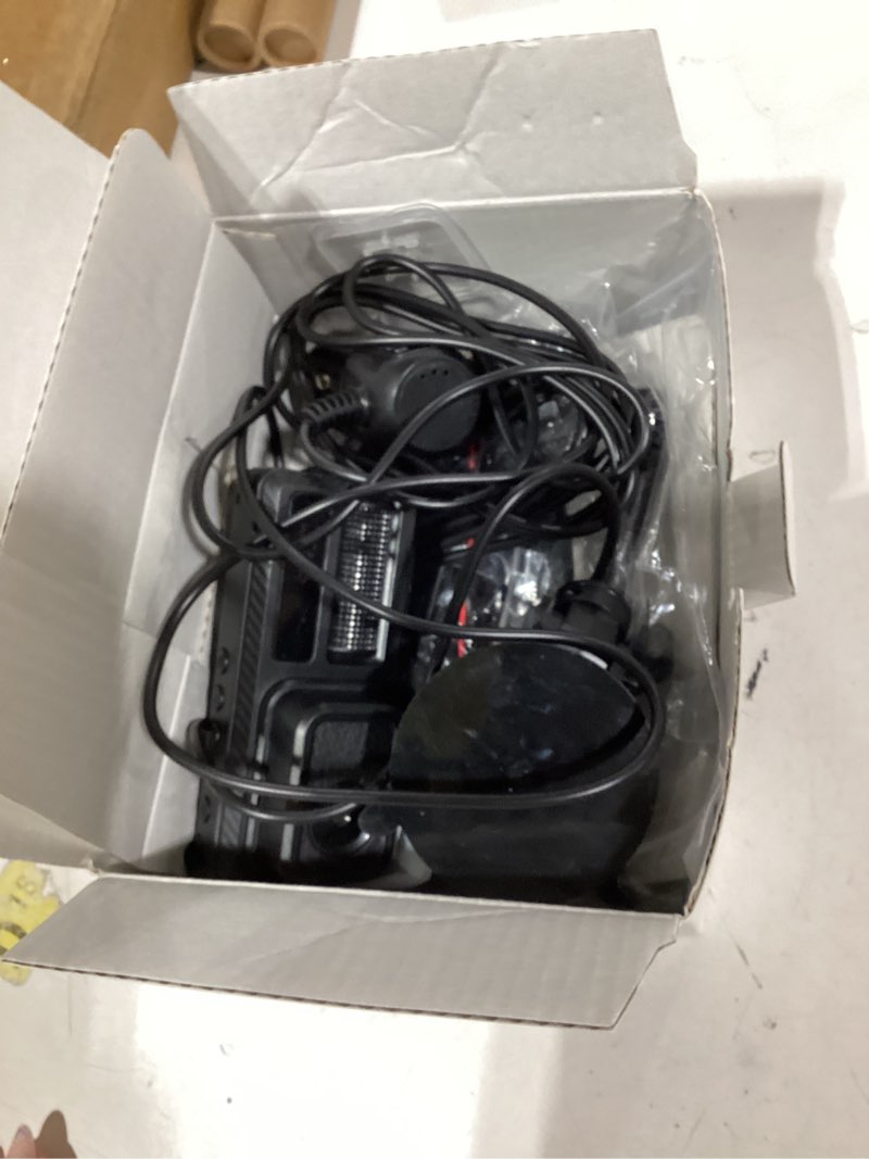 Condition photo showing Good Condition for 3 channel dash camera for cars,capture crisp 4k+1080p+1080p, features 5g wifi & app control, night vision,24h parking mode,loop recording,170° wide angle,32gb card included(black)