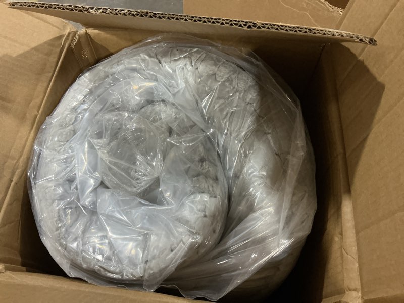 Condition photo showing New/Like New for Bean Bag Chair - Large Bean Bag Loungers Chairs for Adults, Teens, and Children.Bean Bag Sofa with Memory Foam Filled and Armrests for Living Rooms, Bedroom, Dorm, or Balcony (Striped Gray) XXXX-Large Stripe Grey