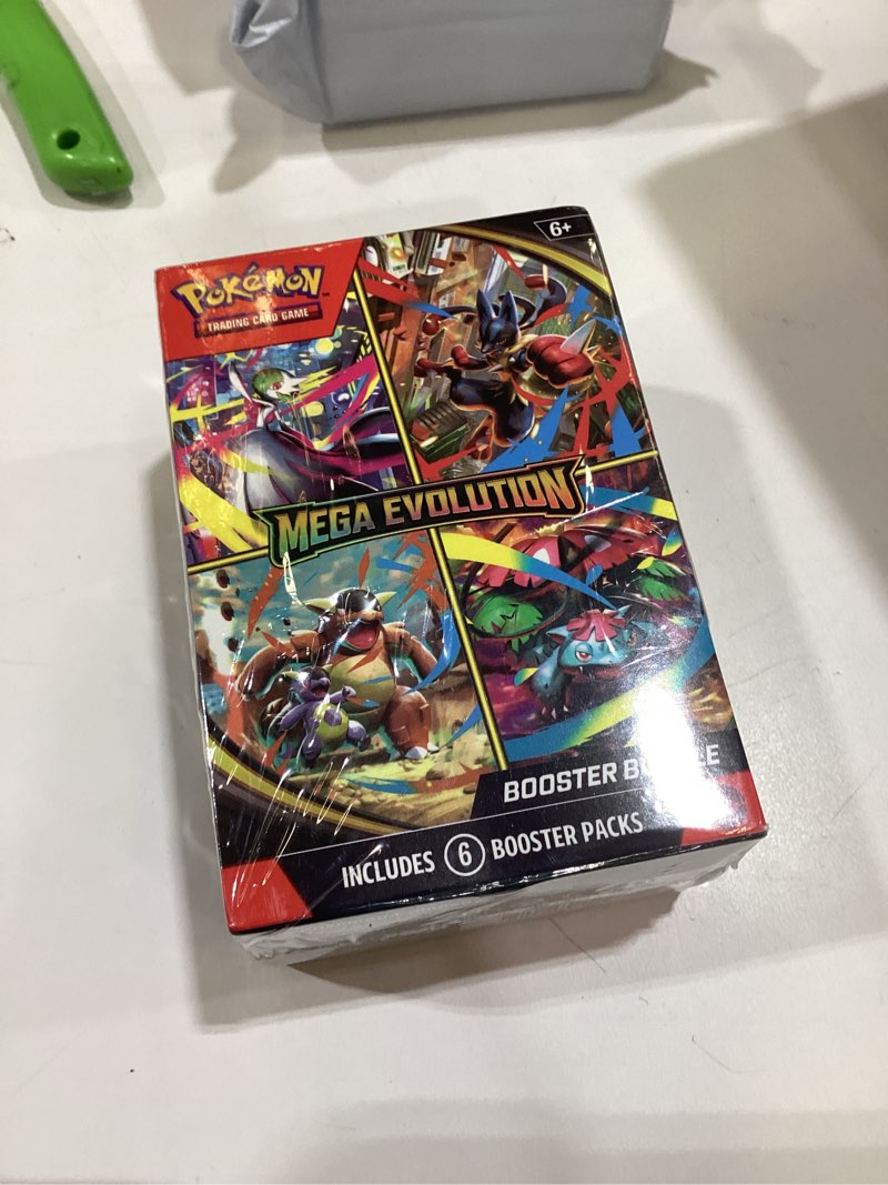 Condition photo showing Good Condition for pokémon tcg: mega evolution booster bundle