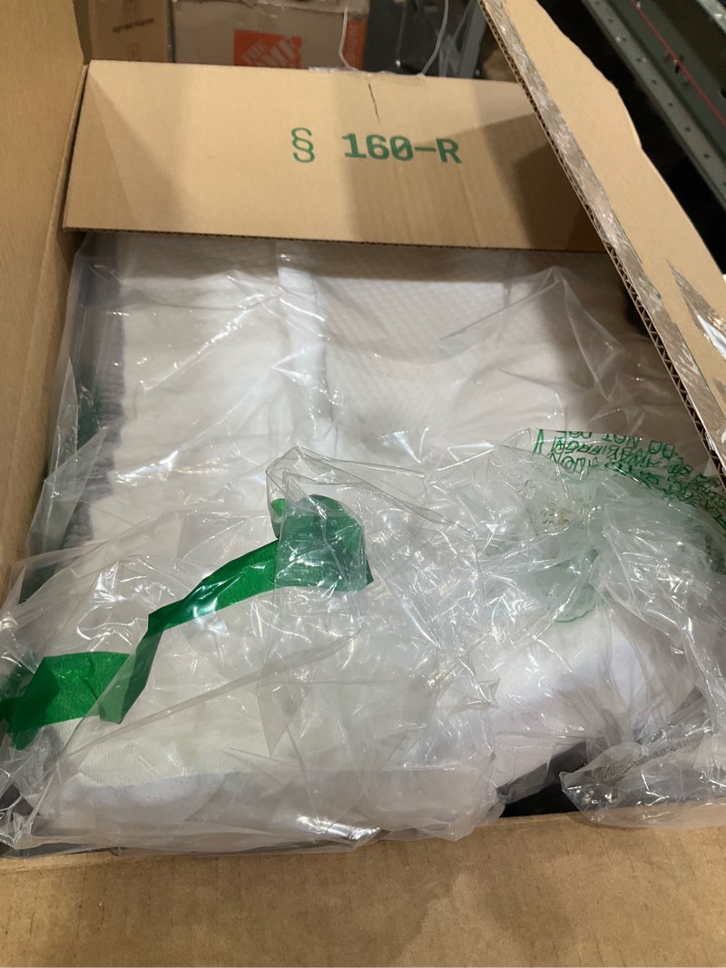 Condition photo showing As Is for DONAMA Cervical Pillow for Neck and Shoulder,Contour Memory Foam Pillow,Ergonomic Neck Support Pillow for Side Back Stomach Sleepers with Pillowcase Light Grey Queen Size 24.8"Lx14.96"Wx5.51"H