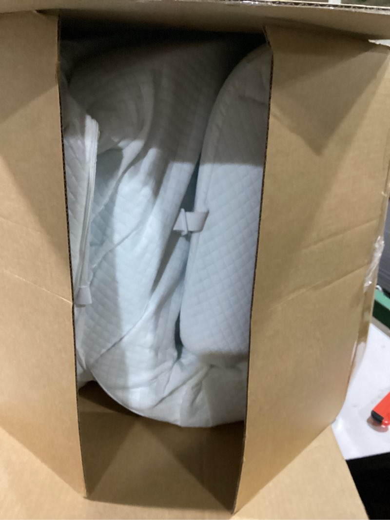 Condition photo showing Good Condition for sweetcrispy mattress topper full with removable soft cover, memory foam 4 inch thick gel infused cooling toppers pad for full size bed, sleeper sofa, rv, camper, certipur us certified 4 in & fabric cover full