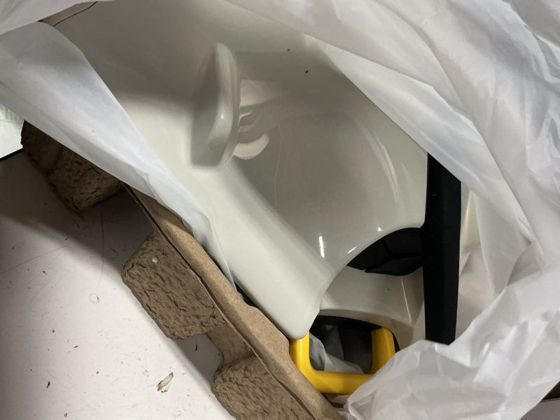 Condition photo showing Good Condition for poolmr cordless robotic pool cleaner - above ground pool vacuum robot - 40w strong suction, dual cleaning system, barrier crossing, 120-min runtime up to 1614 sq for above ground pools, grayish white