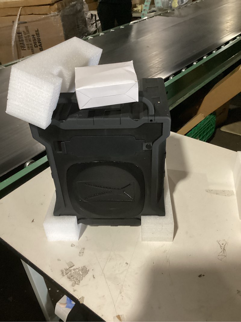 Condition photo showing New/Like New for altec lansing sonic boom - waterproof bluetooth speaker with phone charger, ip67 outdoor speaker, 3 usb charging ports, 50 foot range & 20 hours battery life sonic boom speaker