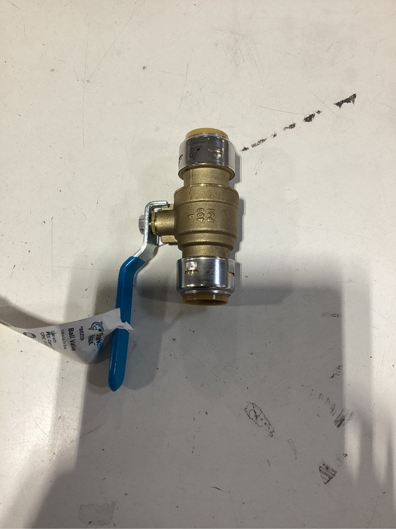 sharkbite max 1-in push-to-connect brass ball valve