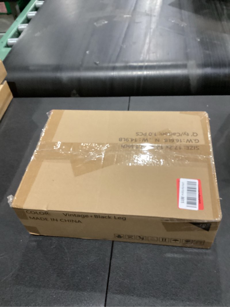 Condition photo showing Good Condition for GRLEAF 70" Sofa Table with Built-in Power Strip (4 AC Outlets & 4 USB Ports) – 4.9ft Power Cord, Metal Frame, Easy Assembly, Long Couch Table Behind Sofa, Living Room and Home Office | Rustic Brown Rustic Brown 70in