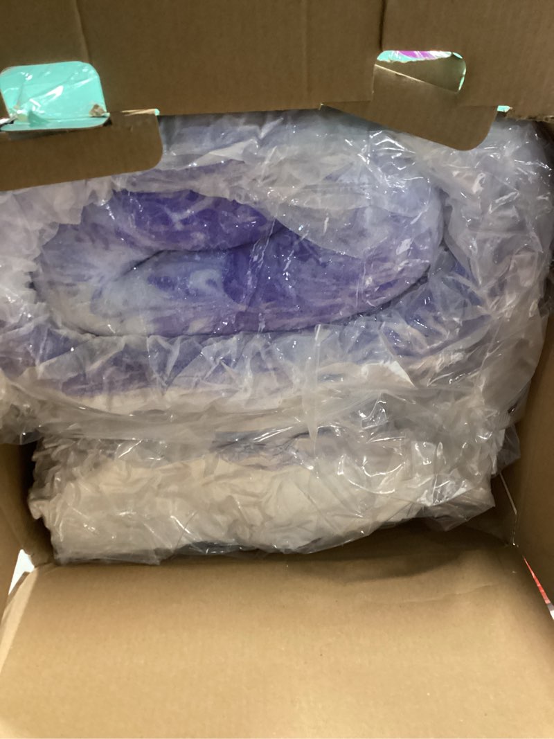 Condition photo showing New/Like New for Dual Layer 4 Inch Memory Foam Mattress Topper Queen - 2 Inch Gel Memory Foam and 2 Inch Pillow Top Mattress Pad, 7-Zone Egg Crate Mattress Topper