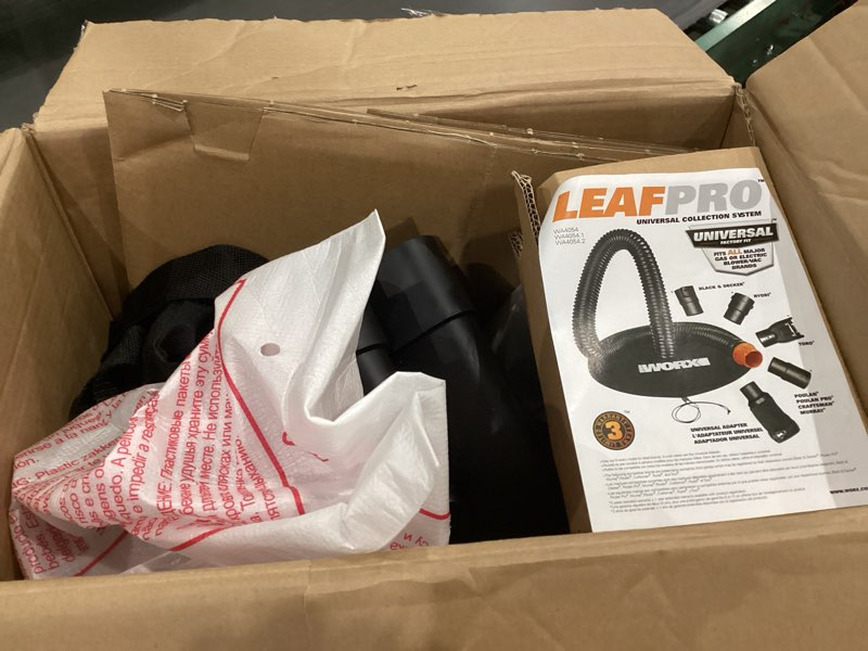 Condition photo showing Good Condition for worx trivac 3 in 1 electric leaf blower for lawn care, leaf vacuum with 600 cfm, leaf mulcher with metal impeller, wg512 600cfm blower/vac/mulcher
