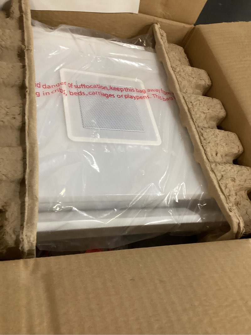 Condition photo showing Good Condition for homewerks 1.5-sone 110-cfm white decorative lighted bluetooth compatibility bathroom fan