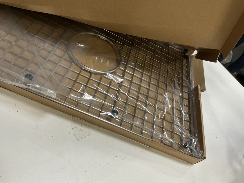 Condition photo showing New/Like New for Serene Valley Sink Bottom Grid 22" X 14-1/2", Centered Drain with Corner Radius 3/8", Sink Protector SVH2215C