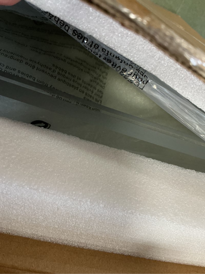 Condition photo showing Good Condition for 28"x 20" LED Bathroom Mirror Vanity Mirror, Anti-Fog, Dimmable, Color Temperature Adjustable 3000-6000K, Switch-held Memory Led Wall Mirror Suitable for Bathroom, Vanity (Vertical/Horizontal) 28"L x 20"W