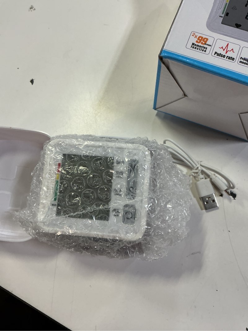 Condition photo showing Good Condition for topbomed electronic blood pressure monitor,wrist blood pressure monitor 2x99 reading memory for adults wrist bp monitor with carrying case for home use