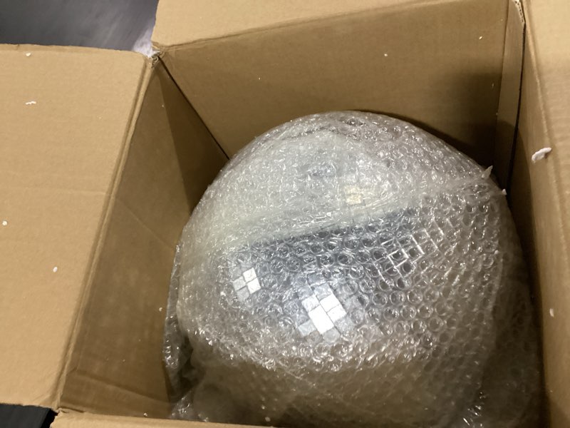 Condition photo showing As Is for youdepot disco ball 12-inch – large hanging mirror ball disco ball decor for disco party decorations, weddings, events, disco christmas decor, and home celebrations 12 in