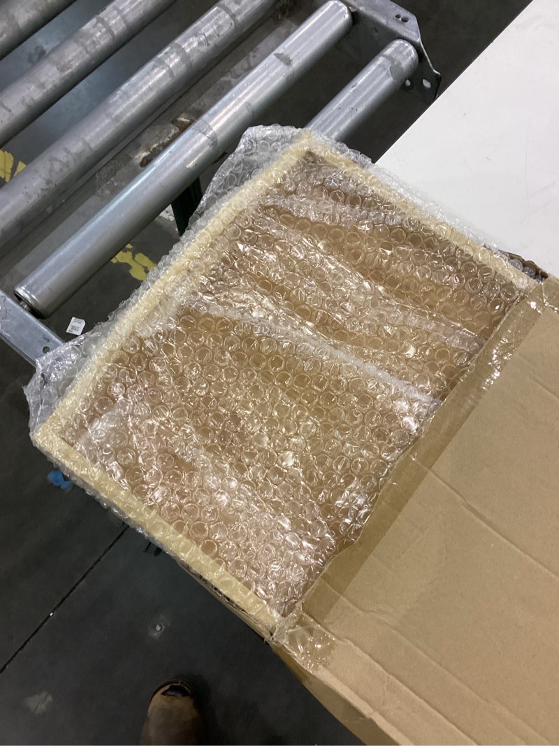 Condition photo showing New/Like New for Breakfast Bed Table Tray for Eating, Foldable Food Serving Laptop Tray with Folding Legs, Portable Bamboo Raised Snack Platter, Eating for Bedroom, Picnic, Sofa - Natural