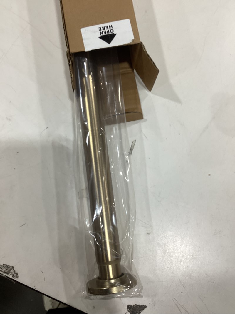 Condition photo showing Good Condition for ivilon tension curtain rod - spring tension rod for windows or shower, 36 to 54 inch. warm gold 36" to 54" warm gold