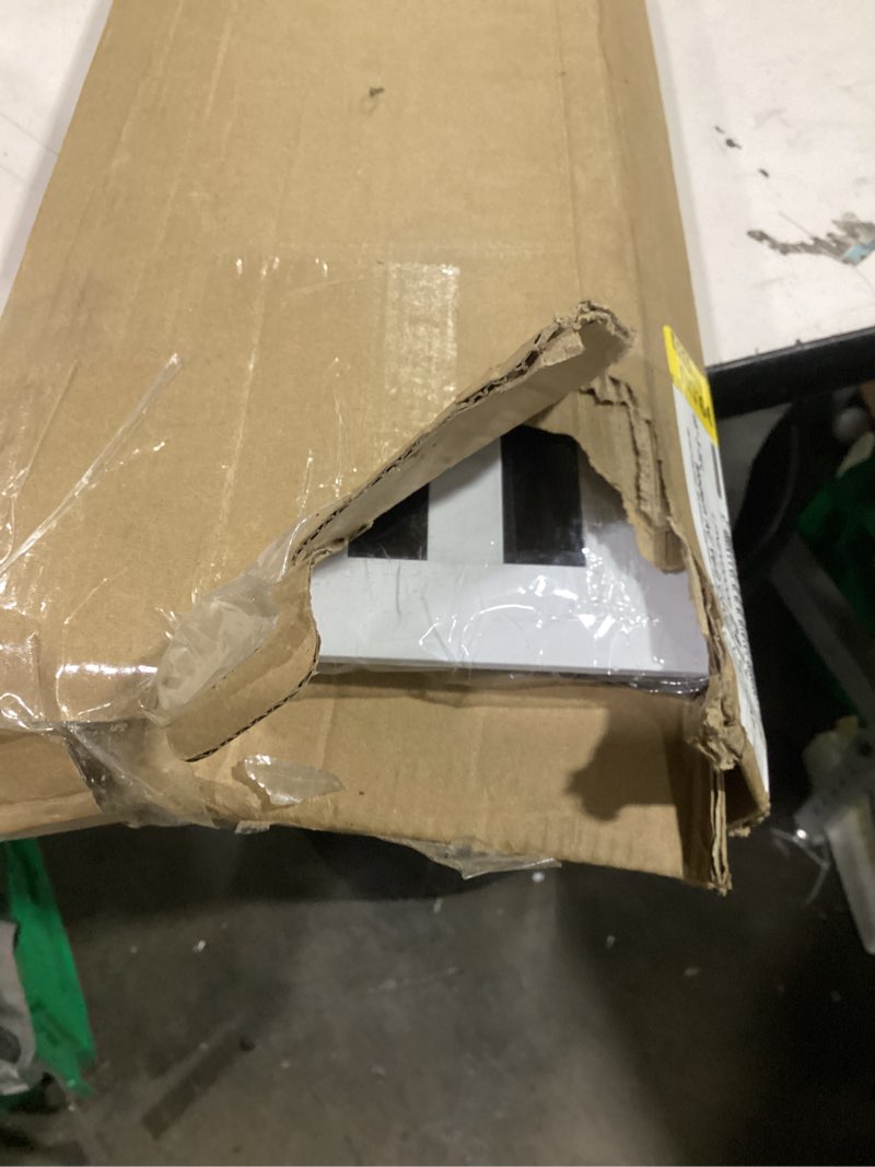 Condition photo showing Good Condition for buildmart - 48" linear slot diffuser - (3 slot) triple slot - white decorative air vent - modern ac vent cover for ceiling, walls & floors - texas buildmart