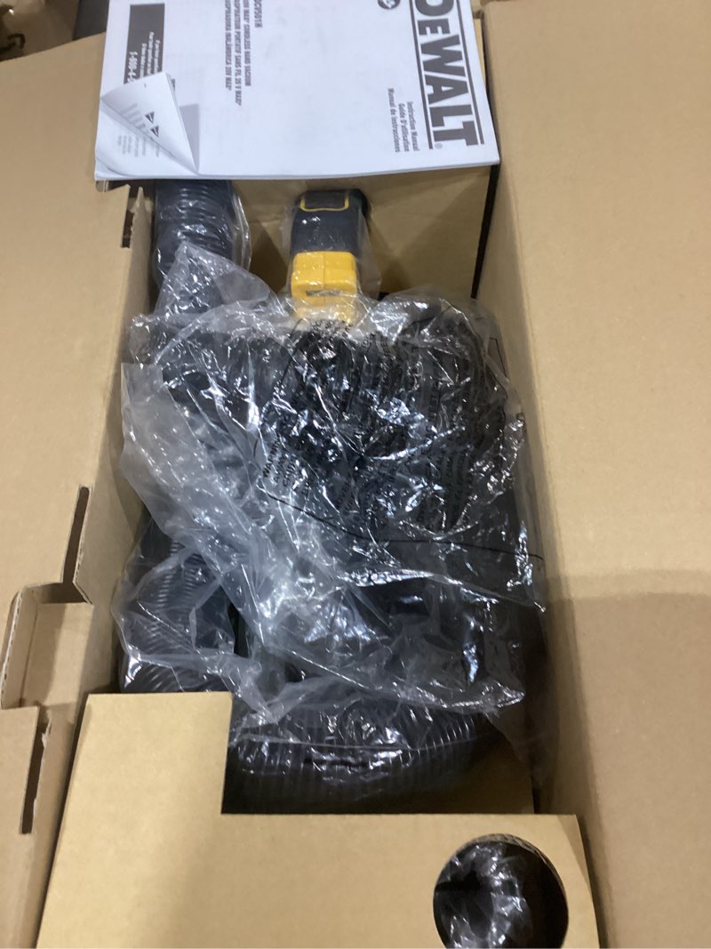 Condition photo showing New/Like New for DEWALT 20V Handheld Vacuum Cordless, Car Vacuum with HEPA Filter, 6 Attachments and LED Light, High Performance Dry Only Small Shop Vac, Battery Not Included (DCV501HB)