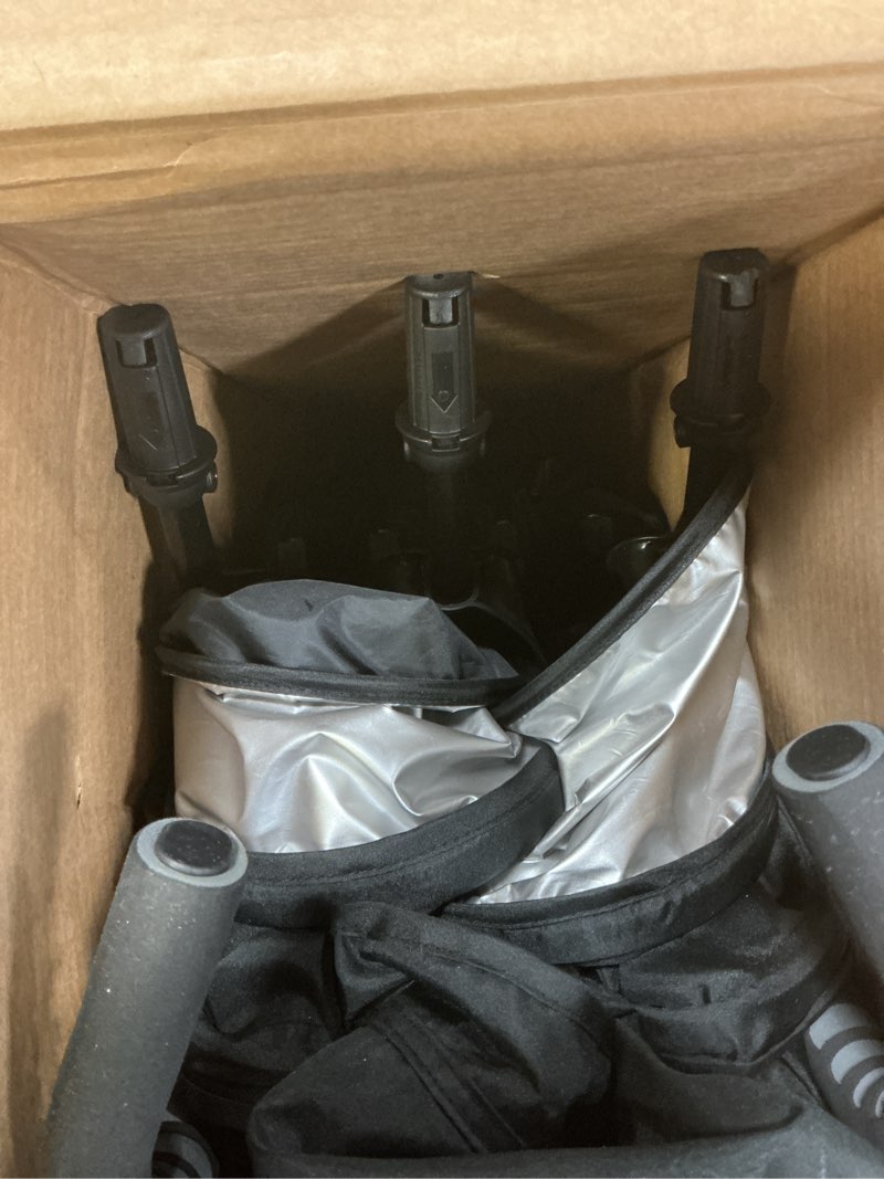 Condition photo showing Good Condition for Summer Infant 3Dlite Folding Lightweight Side by Side Double Stroller with 5-Point Safety Harness for Infants and Toddlers, Black