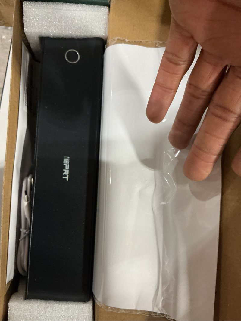 Condition photo showing Good Condition for idprt mt610pro portable thermal printer, 300dpi hd mobile-travel-printers, inkless-wireless-small-printer for home use, office, vehicles, bluetooth printers supports 8.5" x 11" us letter&a4&a5, black black printer+10sheets