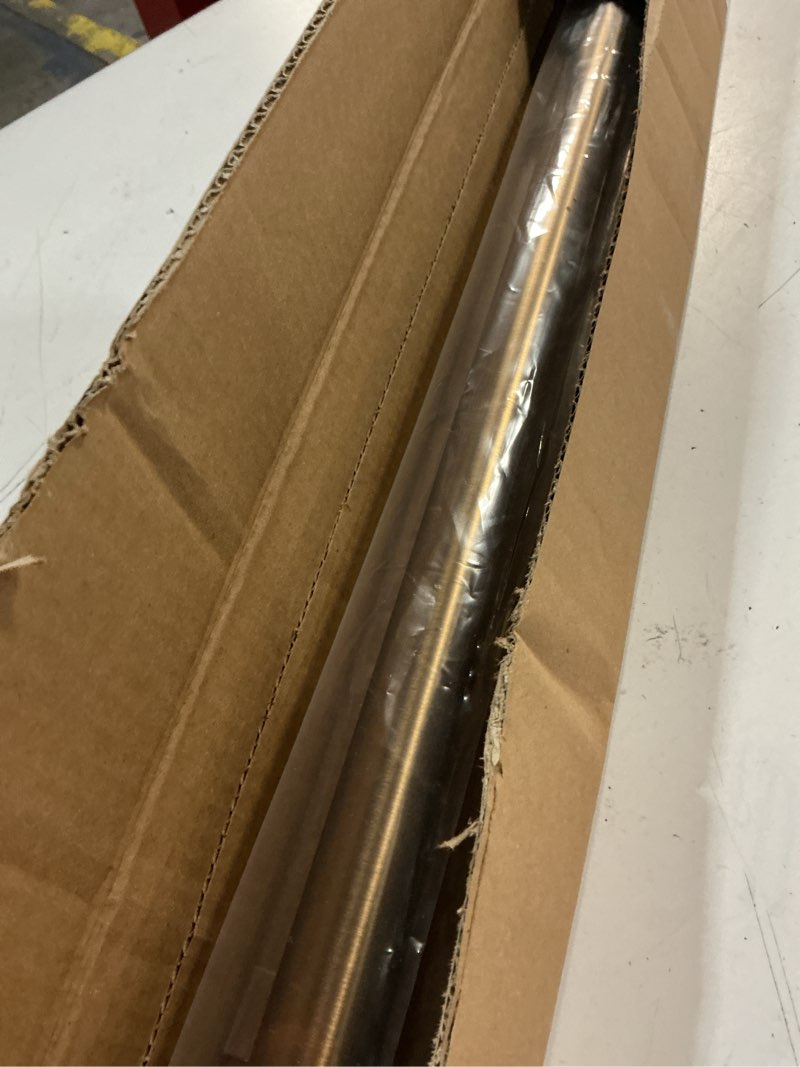 Condition photo showing Good Condition for ivilon tension curtain rod - spring tension rod for windows or shower, 36 to 54 inch. warm gold 36" to 54" warm gold