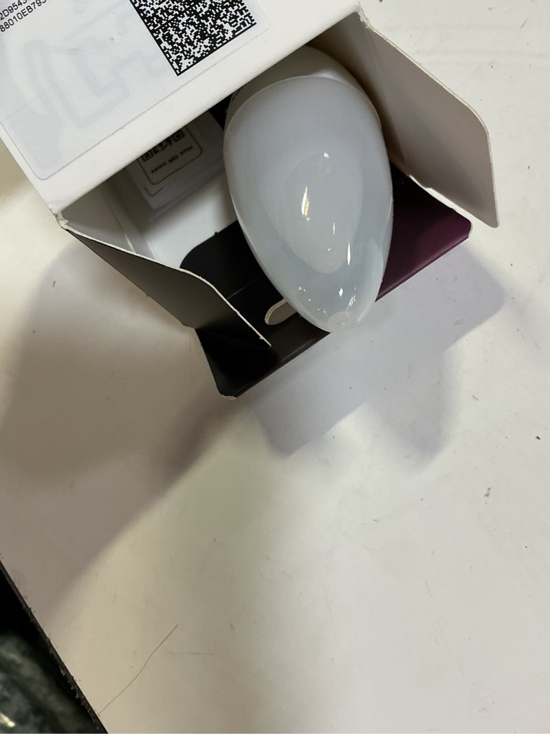 Condition photo showing As Is for philips hue smart 40w b39 candle-shaped led bulb - white and color ambiance color-changing light - 1 pack - 450lm - e12 - control with hue app - works with alexa, google assistant and apple homekit white and color ambiance 1 pack