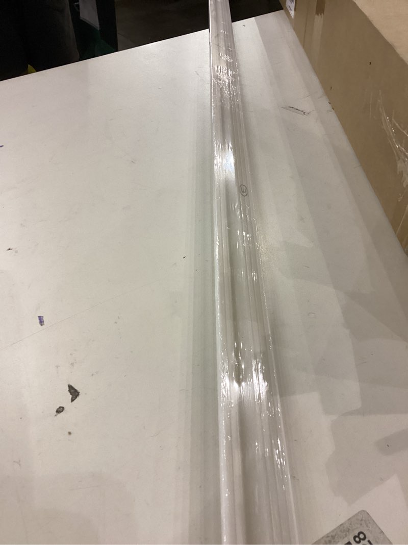 Condition photo showing New/Like New for white pre-primed polyurethane wall molding or trim.  