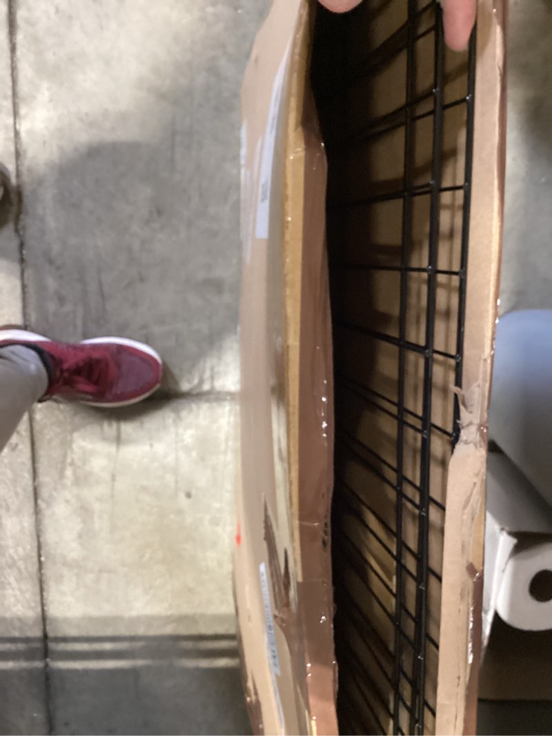 tandefio 2 pack dog crate divider panel for 48 inch crates - adjustable metal pet kennel divider for