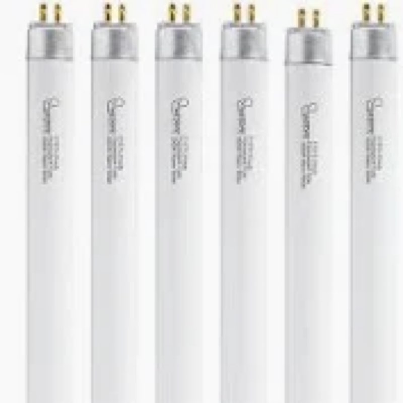 8 Pack 21 Inch F13T5/WW Fluorescent Light Bulb, 3000K Warm White, T5 13 Watts Fluorescent Replacemen
