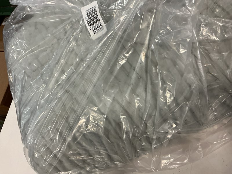 Condition photo showing Good Condition for european linen cotton stitch quilt set, full/queen, mist