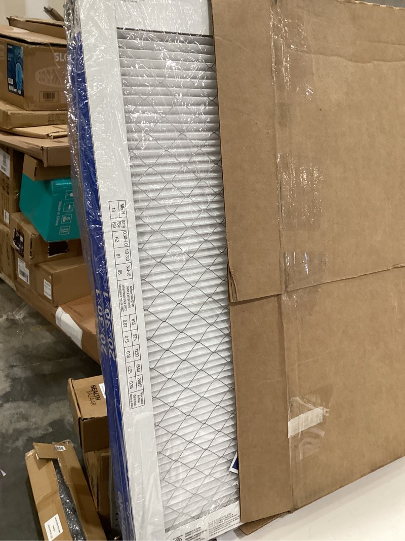 Condition photo showing Good Condition for filtrete 20x30x1 ac furnace air filter, merv 13, mpr 1900, premium allergen, bacteria & virus filter, 3-month pleated 1-inch electrostatic air cleaning filter, 2-pack (actual size 19.81x29.81x0.78 in)