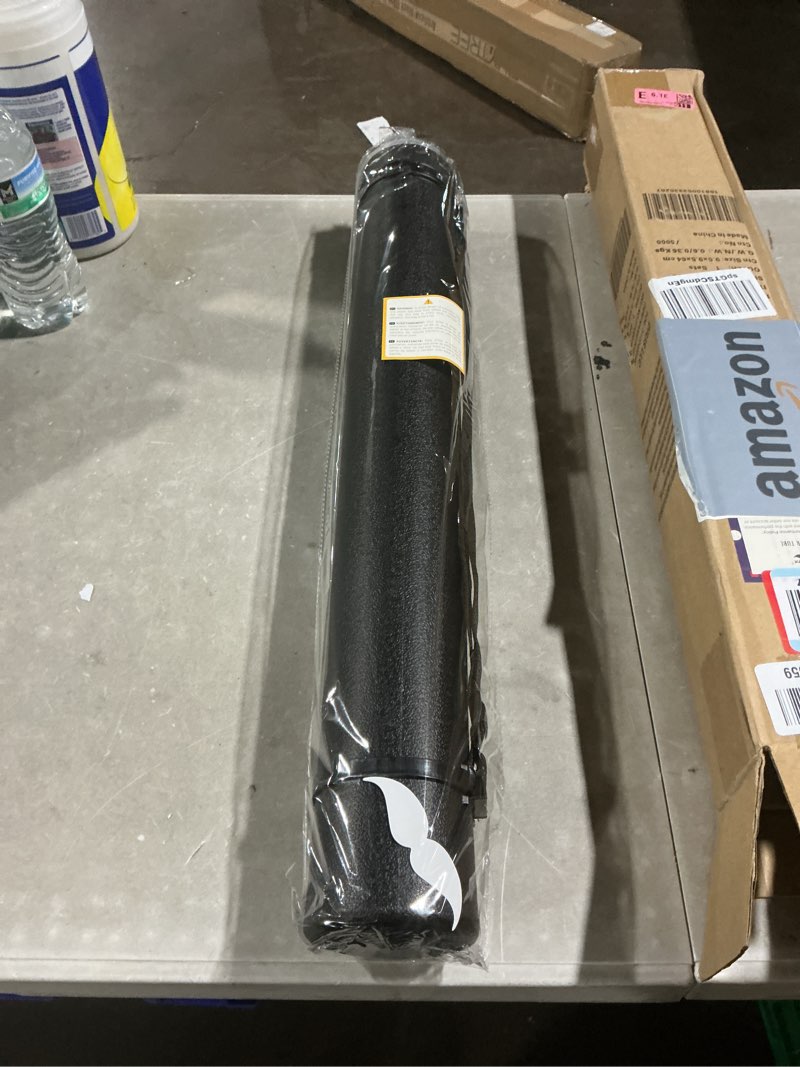 Condition photo showing Good Condition for transon durable poster storage tube with straps 24"-40" extendable for blueprints, artwork, maps, posters color black 1 pack-black
