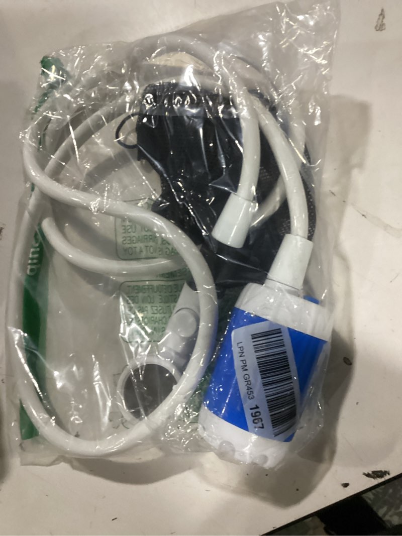 Condition photo showing As Is for portable shower for camping, rechargeable portable camping shower pump with usb-c, camp shower with 3 spray modes, outdoor shower kit for camping, rv, travel, pet bath, watering plants (+ mesh bag)