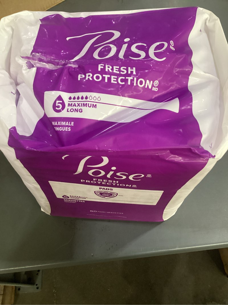Poise Fresh Protection Pads 60 Count. 