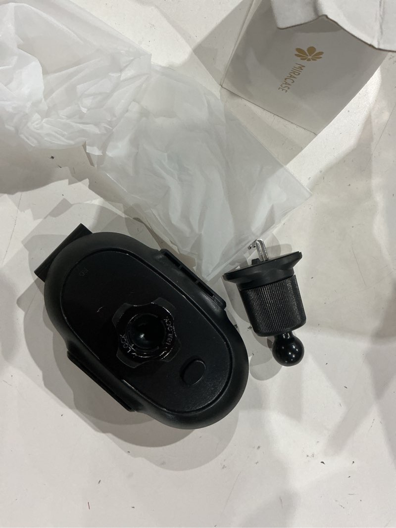 Condition photo showing Good Condition for miracase phone holders for your car with metal hook clip, air vent cell phone stand car mount, universal automobile cradle for garmin gps fit iphone android and all smartphones, dark black dark black 1 pack