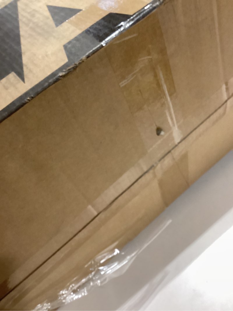 Condition photo showing New/Like New for Set of 4 Beige Upholstered Dining Chairs – Farmhouse Kitchen Chairs with High Back, Solid Rubberwood Legs, Padded Foam Seat & Bronze Nailhead Trim, Comfortable Dining Room Chairs for Home, Living Room Beige set of 4