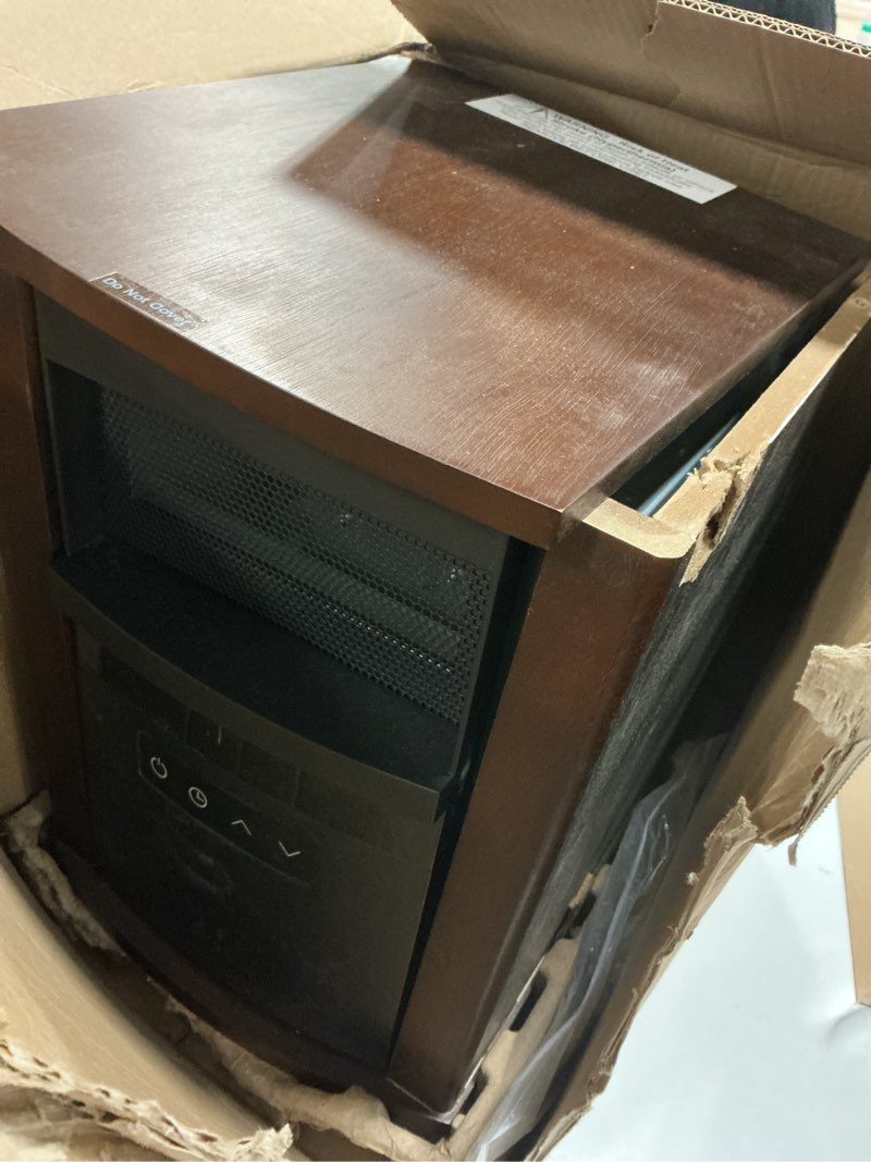 Condition photo showing As Is for Infrared Heater for Large Room 1500W Space Heater with Remote Adjustable Thermostat Overheat Protection Electric Heater for Indoor Use