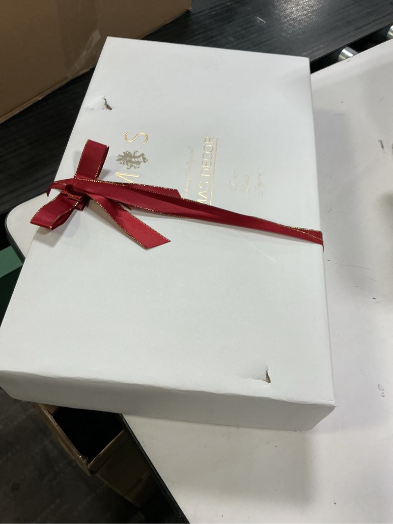 Condition photo showing New/Like New for 15PCS Brown Velvet Flocked Christmas Ornaments, 3.15" Shatterproof Matte Balls for Xmas Tree Decor, Elegant Luxury Holiday Ornaments (Brown)