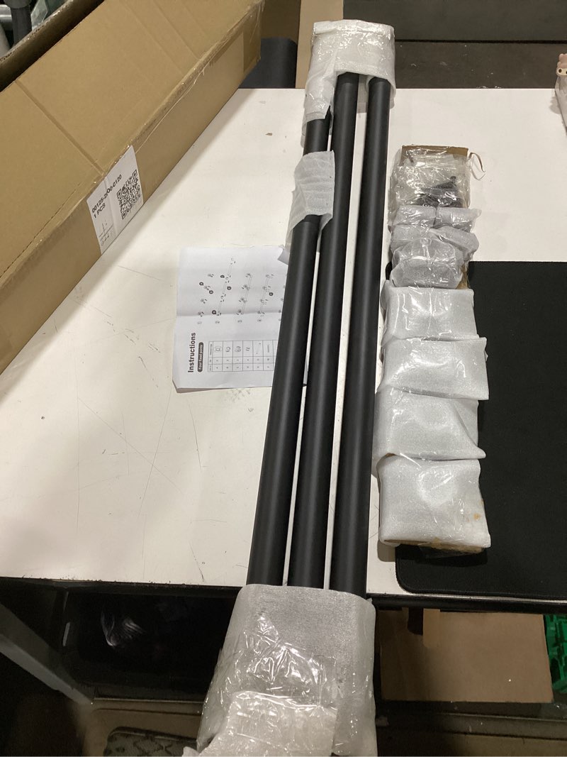 Condition photo showing New/Like New for 10ft industrial stair railing wall mount staircase handrail ?1.3 pipe hand rail for steps grab bar foot rail vintage pipe railing black deck handrail for outdoor indoor stairs porch 10 feet