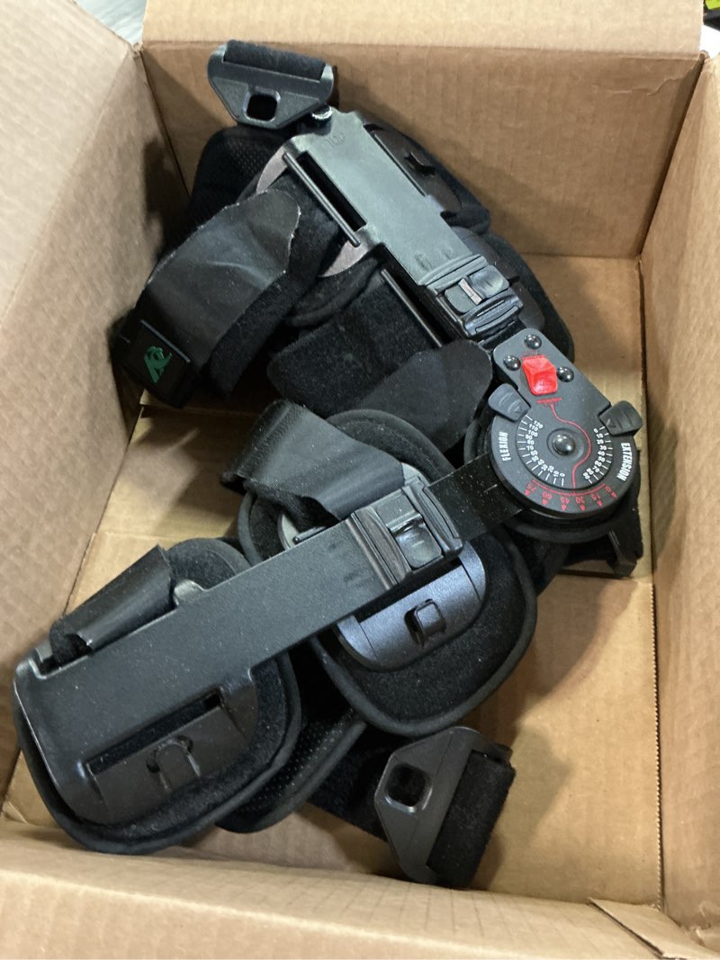 Condition photo showing As Is for kd rom knee brace: hinged post-op knee brace for arthritis, acl, mcl, and pcl injury – optimal support for rehabilitation