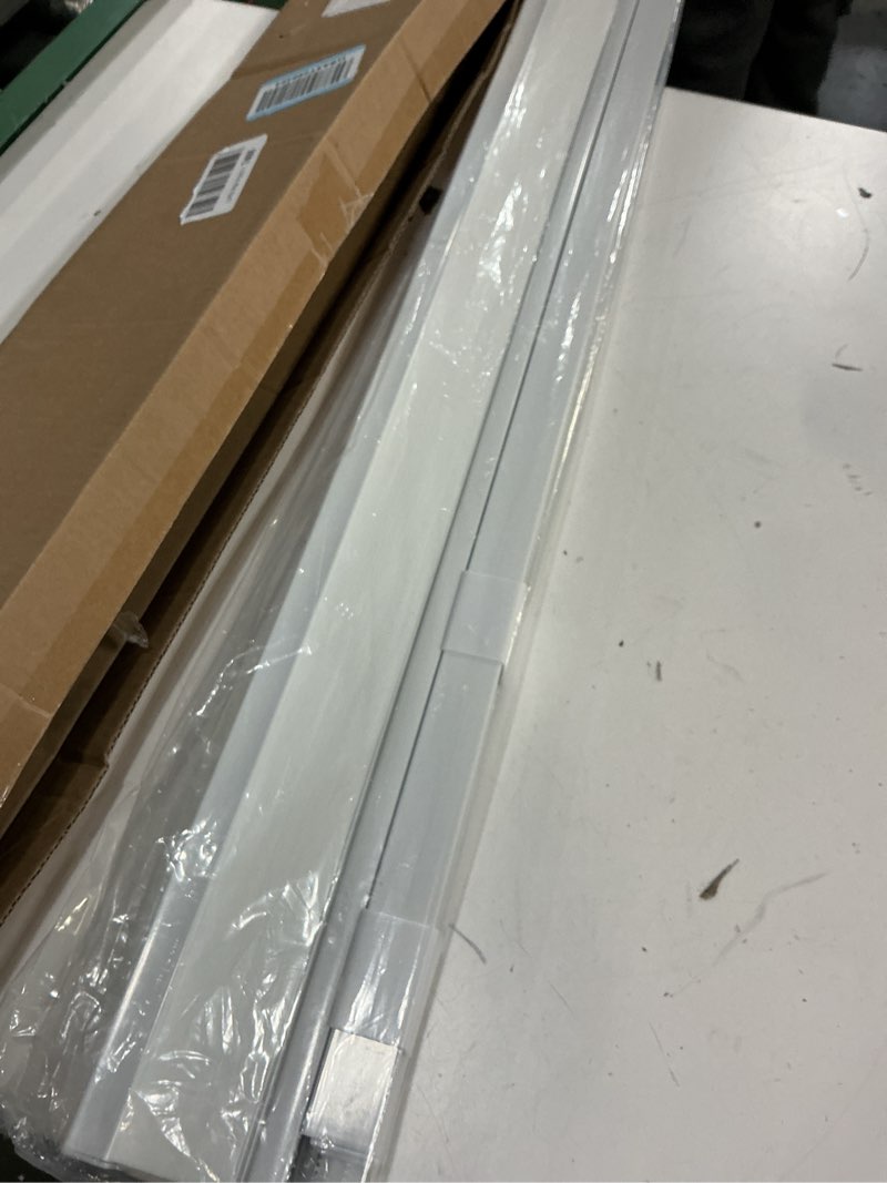 Condition photo showing Good Condition for LazBlinds No Tools No Drill Cordless Cellular Shades, Blackout Light Blocking Honeycomb Shades for Home, Thermal Insulation Blinds for Windows, 36" W x 72" H, White Blackout-white 36" W x 72" H