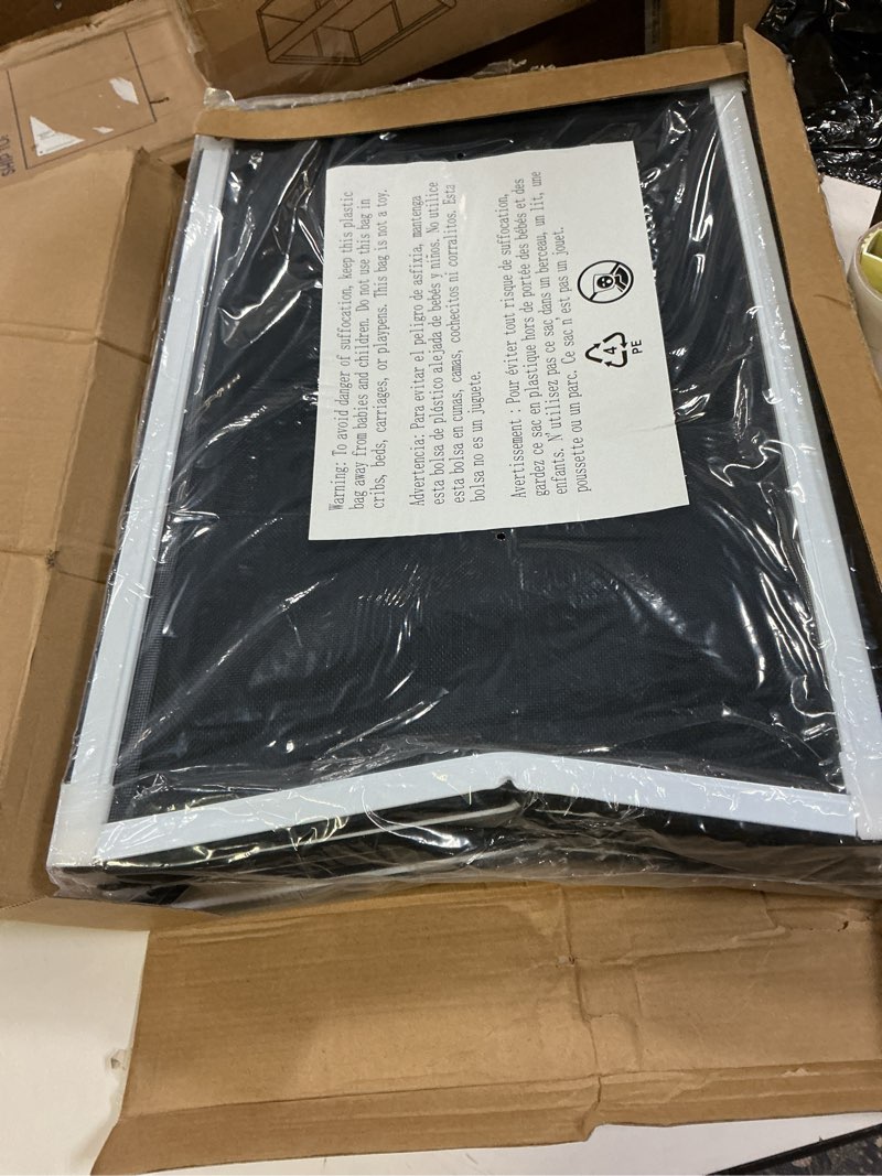 Condition photo showing As Is for Paramondo Expandable Window Screen, Horizontal (15" H x 21.6" - 40" W, 4 Pack) Adjustable Window Screens, Replacement Window Screens for House Windows Medium (15" H x 21.6"-40" W, 4 Pack) White Frame + Black Mesh