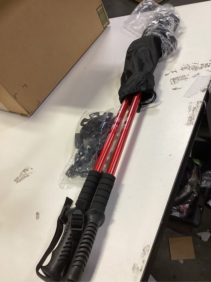 Condition photo showing New/Like New for Aihoye Hiking Trekking Poles, 2 Pack Collapsible,Lightweight, Anti Shock, Walking Sticks,Adjustable 