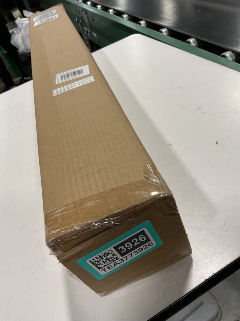 Condition photo showing New/Like New for LazBlinds Cordless Bamboo Roman Shades, Privacy Blinds for Interior Windows, Room Darkening Roll Up Bamboo Blinds for Home & Patio, 34" W x 64" H, Highfield Teak Pricacy - Highfield Teak 34" W x 64" H