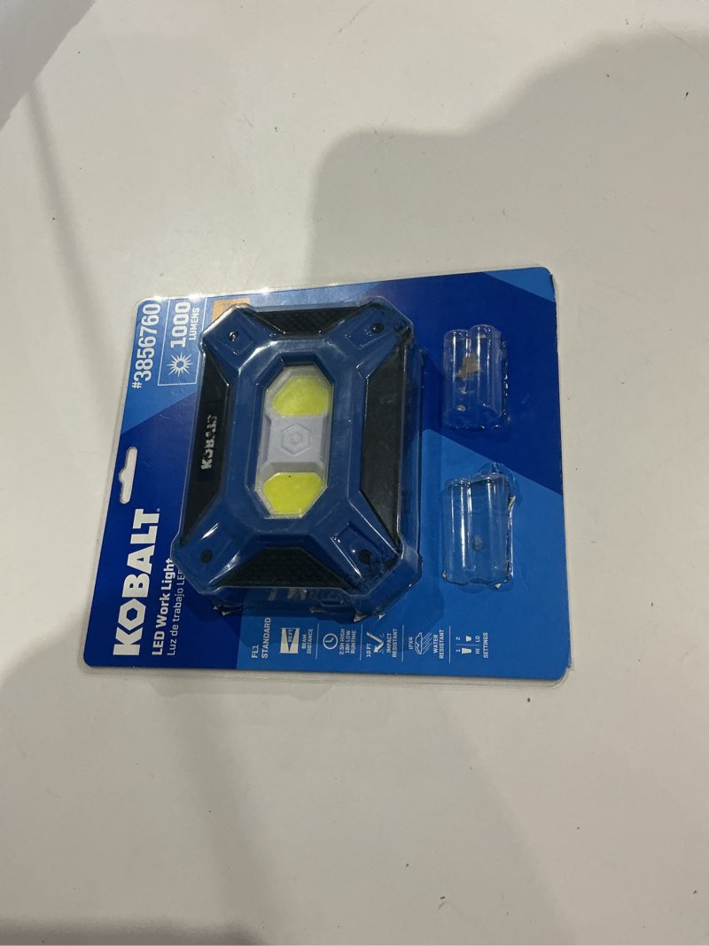 Condition photo showing Good Condition for kobalt 6-volt 1000-lumen led battery-operated portable work light