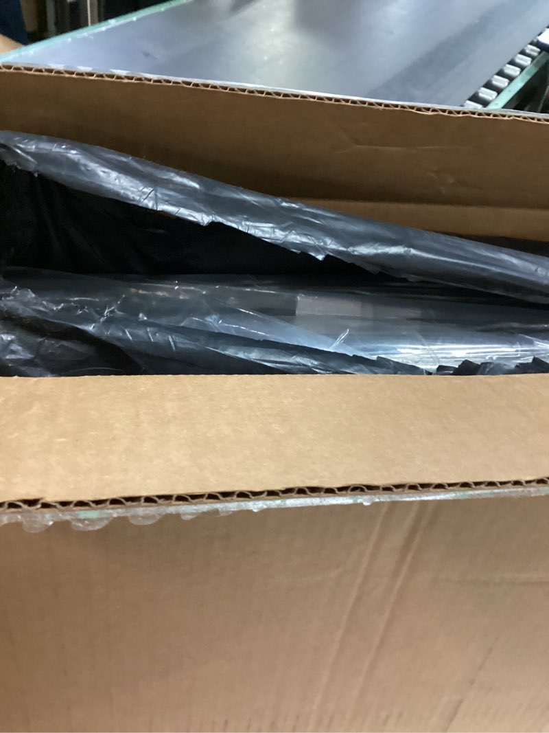 Condition photo showing New/Like New for 8 x 20FT Outdoor Clear Tarp Curtain Waterproof Wind-Proof 24 Mil Transparent Vinyl Tarp for Patio Pergola Garden Canopy Rainproof Anti-Tear PVC Thick Cover with Grommets
