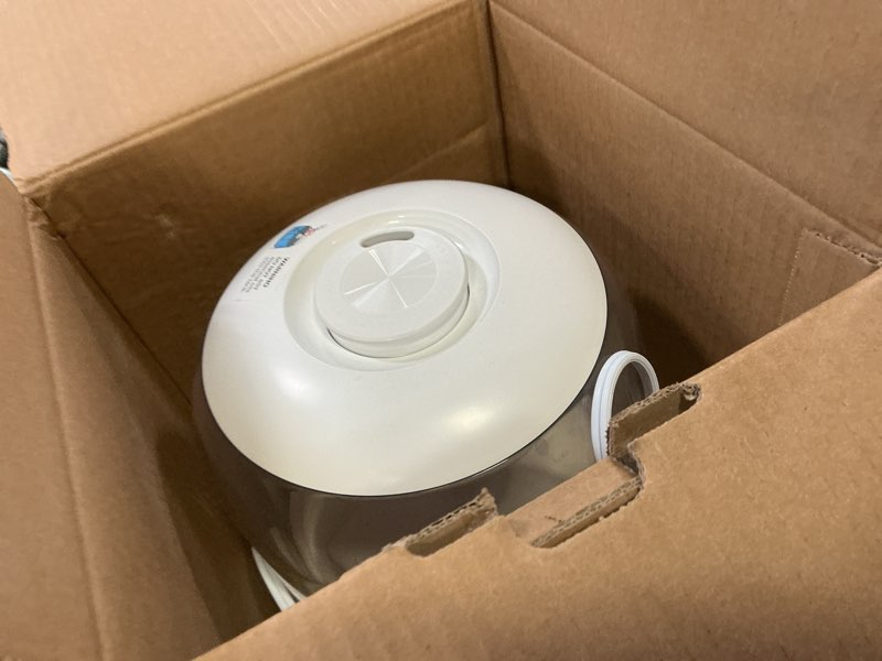 Condition photo showing As Is for DREO Humidifiers for Bedroom, 3L Top Fill 30H & 26dB Quiet Runtime for Large Room, Cool Mist Ultraso