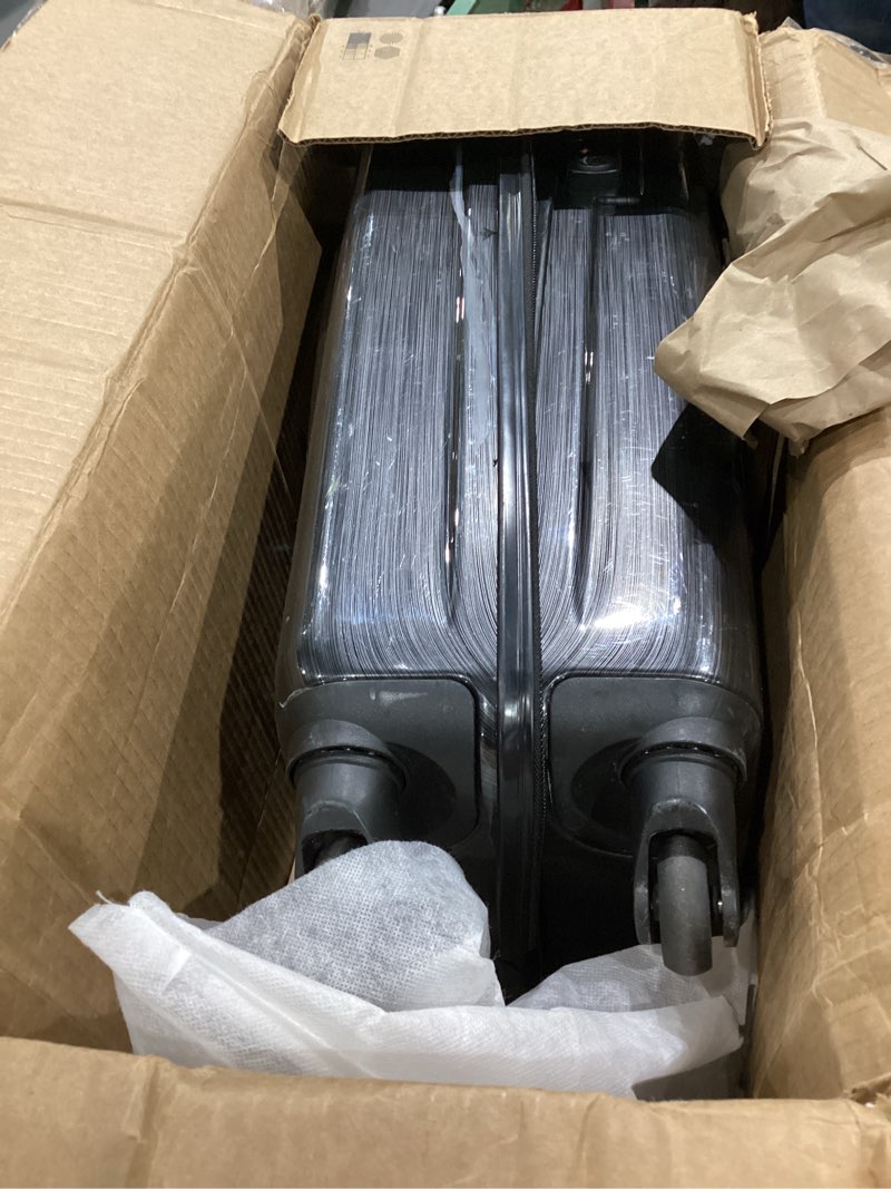 Condition photo showing As Is for samsonite elevation plus - carry-on hardside luggage - scratch resistant polypropylene shell, rightheight™ adjustable handle, integrated airtag holder, tsa lock, wetpak™ compartment - triple black carry-on triple black